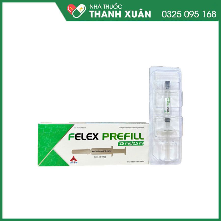 Felex Prefill thuốc tiêm điều trị viêm khớp gối, viêm quanh khớp vai